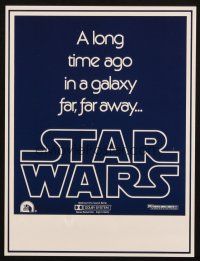 6p020 STAR WARS herald '77 George Lucas classic, a long time ago in a galaxy far far away!