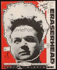 6p041 ERASERHEAD promo cut-out mask R80s directed by David Lynch, wacky Jack Nance face mask!