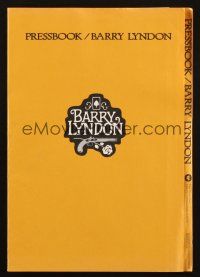 6p444 BARRY LYNDON pressbook '75 Stanley Kubrick, Ryan O'Neal, historical romantic war melodrama!