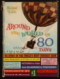 6p138 AROUND THE WORLD IN 80 DAYS hardcover souvenir program book '58 world's most honored show!