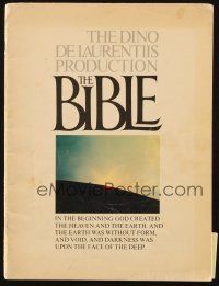 6p145 BIBLE souvenir program book'67 La Bibbia, Huston as Noah, Boyd as Nimrod, Ava Gardner as Sarah