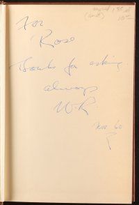 6p262 ASK ME ANYTHING signed hardcover book '60 by author William Randolph Hearst Jr.!
