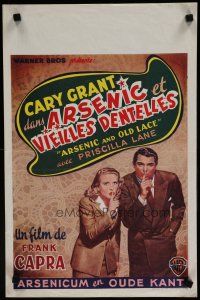 6r520 ARSENIC & OLD LACE Belgian '48 Cary Grant, Priscilla Lane, Josephine Hull, Frank Capra!