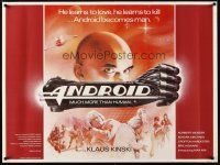6r132 ANDROID British quad '82 Klaus Kinski, Norbert Weisser, Max 404 learns to love & to kill!