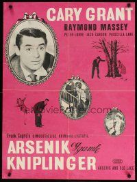 6r755 ARSENIC & OLD LACE Danish R63 Cary Grant, Priscilla Lane, Josephine Hull, Frank Capra