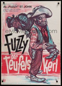 6r051 CHEYENNE TAKES OVER German '59 Lash La Rue, art of Al Fuzzy St. John w/baddie all tied up!