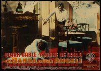 6r287 BAND OF ANGELS Italian photobusta '57 Clark Gable & beautiful mistress Yvonne De Carlo!