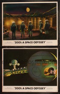 6s843 2001: A SPACE ODYSSEY 2 LCs R72 Kubrick, image of astronauts looking at monolith & spaceship!