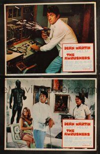 6s849 AMBUSHERS 2 LCs '67 great images of Dean Martin as super spy Matt Helm!