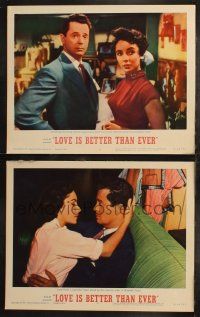 6s927 LOVE IS BETTER THAN EVER 2 LCs R62 Larry Parks & three great images of sexy Elizabeth Taylor!
