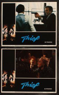 6s977 THIEF 2 color LCs '81 great images of James Caan, directed by Michael Mann!