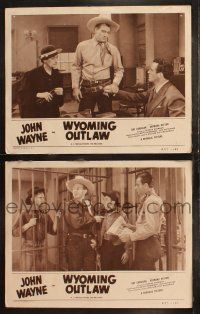 6s996 WYOMING OUTLAW 2 LCs R53 cool western images of big John Wayne, the 3 Mesquiteers!