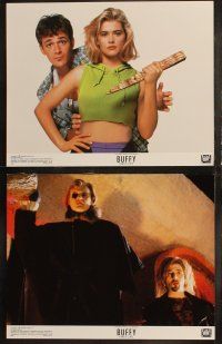 6s091 BUFFY THE VAMPIRE SLAYER 8 color 11x14 stills '92 great image of Kristy Swanson & Luke Perry!