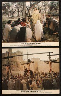 6s011 JESUS OF NAZARETH 11 color 11x14 stills '77 Franco Zeffirelli directed, Robert Powell!
