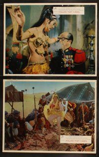 6s096 CARRY ON IN THE LEGION 8 English LCs '67 Phil Silvers & cast, Follow That Camel!