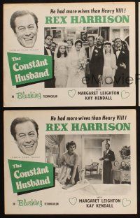 6s763 CONSTANT HUSBAND 3 English LCs '55 Rex Harrison, Margaret Leighton, Kay Kendall, English!