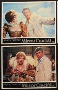 6s016 MIRROR CRACK'D 10 English LCs '81 Angela Lansbury, Elizabeth Taylor, Agatha Christie mystery!