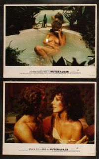 6s324 NUTCRACKER 8 English LCs '82 Joan Collins English sex thriller, naked Carol White in bathtub