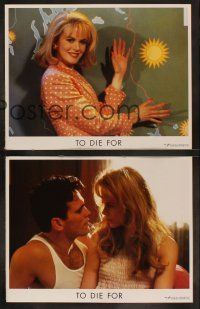 6s449 TO DIE FOR 8 English LCs '95 sexy Nicole Kidman, Joaquin Phoenix, Matt Dillon, Affleck!