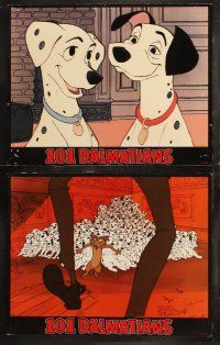 6s332 ONE HUNDRED & ONE DALMATIANS 8 LCs R91 most classic Walt Disney canine family cartoon!