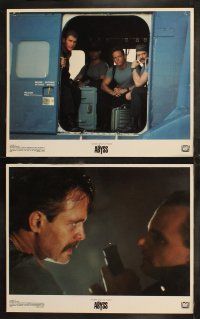 6s046 ABYSS 8 LCs '89 directed by James Cameron, Ed Harris, Mary Elizabeth Mastrantonio