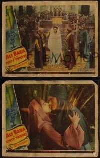 6s748 ALI BABA & THE FORTY THIEVES 3 LCs '43 Maria Montez, Jon Hall & Turhan Bey!