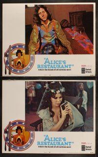 6s052 ALICE'S RESTAURANT 8 int'l LCs '69 Arlo Guthrie, musical comedy directed by Arthur Penn!