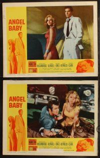 6s666 ANGEL BABY 4 LCs '61 George Hamilton & Burt Reynolds with sexy Salome Jens!