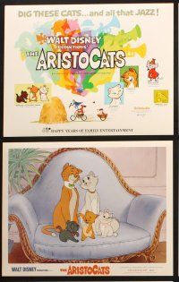 6s014 ARISTOCATS/SONG OF THE SOUTH 10 LCs '73 Disney cartoon musical double-bill!