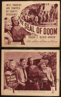 6s674 BLACK ARROW 4 chapter 3 LCs '44 Jergens, Robert Williams & Charles Middleton, The Seal of Doom