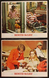 6s755 BREWSTER McCLOUD 3 LCs '71 directed by Robert Altman, Bud Cort, Sally Kellerman, cool images!