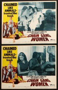 6s568 CHAIN GANG WOMEN 6 LCs '71 even filth & sweat couldn't stop their primitive cravings!