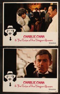 6s512 CHARLIE CHAN & THE CURSE OF THE DRAGON QUEEN 7 int'l LCs '81 Peter Ustinov, wacky artwork!