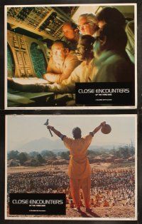 6s105 CLOSE ENCOUNTERS OF THE THIRD KIND 8 LCs '77 Steven Spielberg, Truffaut, Dreyfuss!