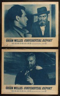 6s515 CONFIDENTIAL REPORT 7 LCs 1962 Orson Welles as Mr. Arkadin, the first citizen of suspense!