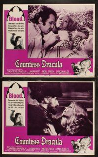 6s107 COUNTESS DRACULA 8 LCs '72 Hammer, Ingrid Pitt, the more she drinks, the thirstier she gets!