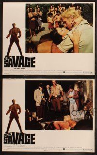6s686 DOC SAVAGE 4 LCs '75 Ron Ely is The Man of Bronze, written by George Pal!