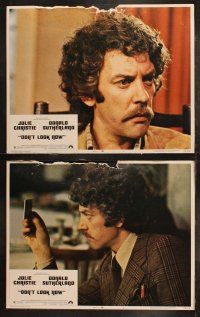 6s131 DON'T LOOK NOW 8 LCs '74 Julie Christie, Donald Sutherland, directed by Nicolas Roeg!