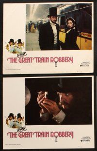 6s006 GREAT TRAIN ROBBERY 12 int'l LCs '79 Sean Connery, Sutherland & sexy Lesley-Anne Down!