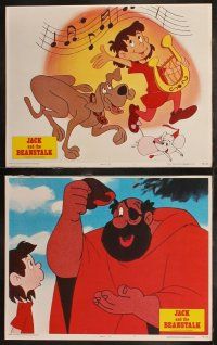 6s237 JACK & THE BEANSTALK 8 LCs '76 cool cartoon images of the classic fairy tale!