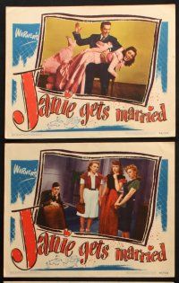 6s585 JANIE GETS MARRIED 6 LCs '46 Joan Leslie in title role, Robert Hutton & Hattie McDaniel!