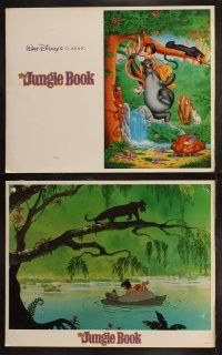 6s244 JUNGLE BOOK 8 LCs R90s Walt Disney cartoon classic, great image of Mowgli & friends!