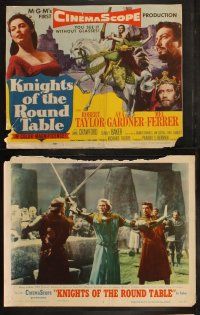 6s256 KNIGHTS OF THE ROUND TABLE 8 LCs '54 Robert Taylor as Lancelot, sexy Ava Gardner as Guinevere