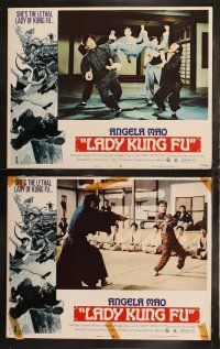 6s258 LADY KUNG FU 8 LCs '72 the unbreakable China doll who gives you the licking of your life!
