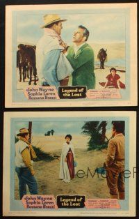 6s630 LEGEND OF THE LOST 5 LCs '57 John Wayne, sexy Sophia Loren, Rossano Brazzi!