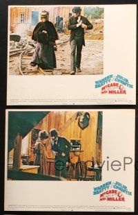 6s633 McCABE & MRS. MILLER 5 LCs '71 Warren Beatty, Julie Christie, directed by Robert Altman!