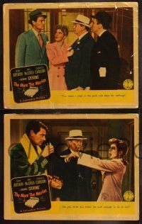 6s707 MORE THE MERRIER 4 LCs '43 George Stevens romantic comedy with Joel McCrea & sexy Jean Arthur!