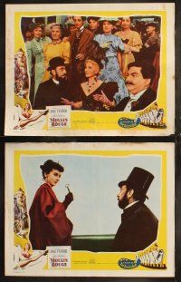 6s307 MOULIN ROUGE 8 LCs '53 cool images of Jose Ferrer as Toulouse-Lautrec, Zsa Zsa Gabor!