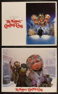 6s309 MUPPET CHRISTMAS CAROL 8 LCs '92 Jim Henson, Frank Oz, Michael Caine & Kermit the Frog!