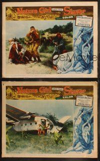 6s800 NATURE GIRL & THE SLAVER 3 LCs '59 border art of untouched Marion Michael, action images!